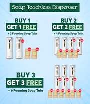 Touchless Soap Dispenser + Free Foaming Soap Tabs