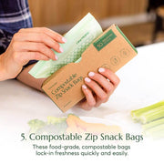 Compostable* Zip Bags