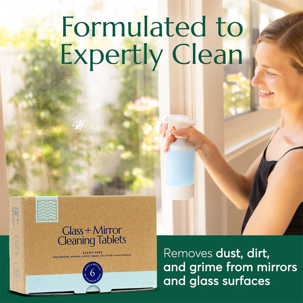 Glass + Mirror Cleaning Tablets