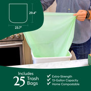 Compostable 13-Gallon Trash Bags